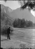 Gov. Young fishing at Valley View.