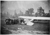 Airplane in Yosemite Valley