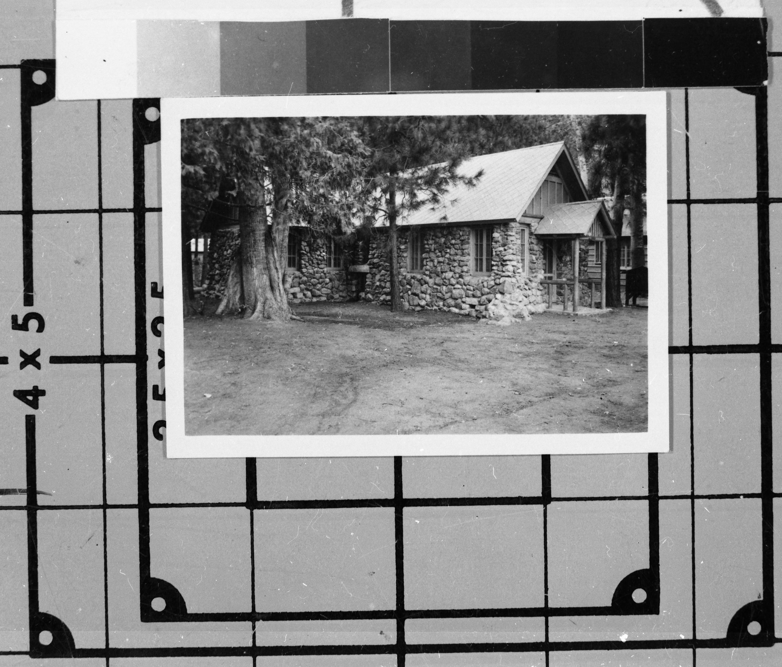 House on the Ahwahnee Meadow. H-110. See also: Y.N.P. Co. binders - 1923. Donated by Audrey Harris.