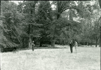 Site of Hutching's cabin. Later site of Sovulewski home site. C.A. Harwell park naturalist. E.C. Smith