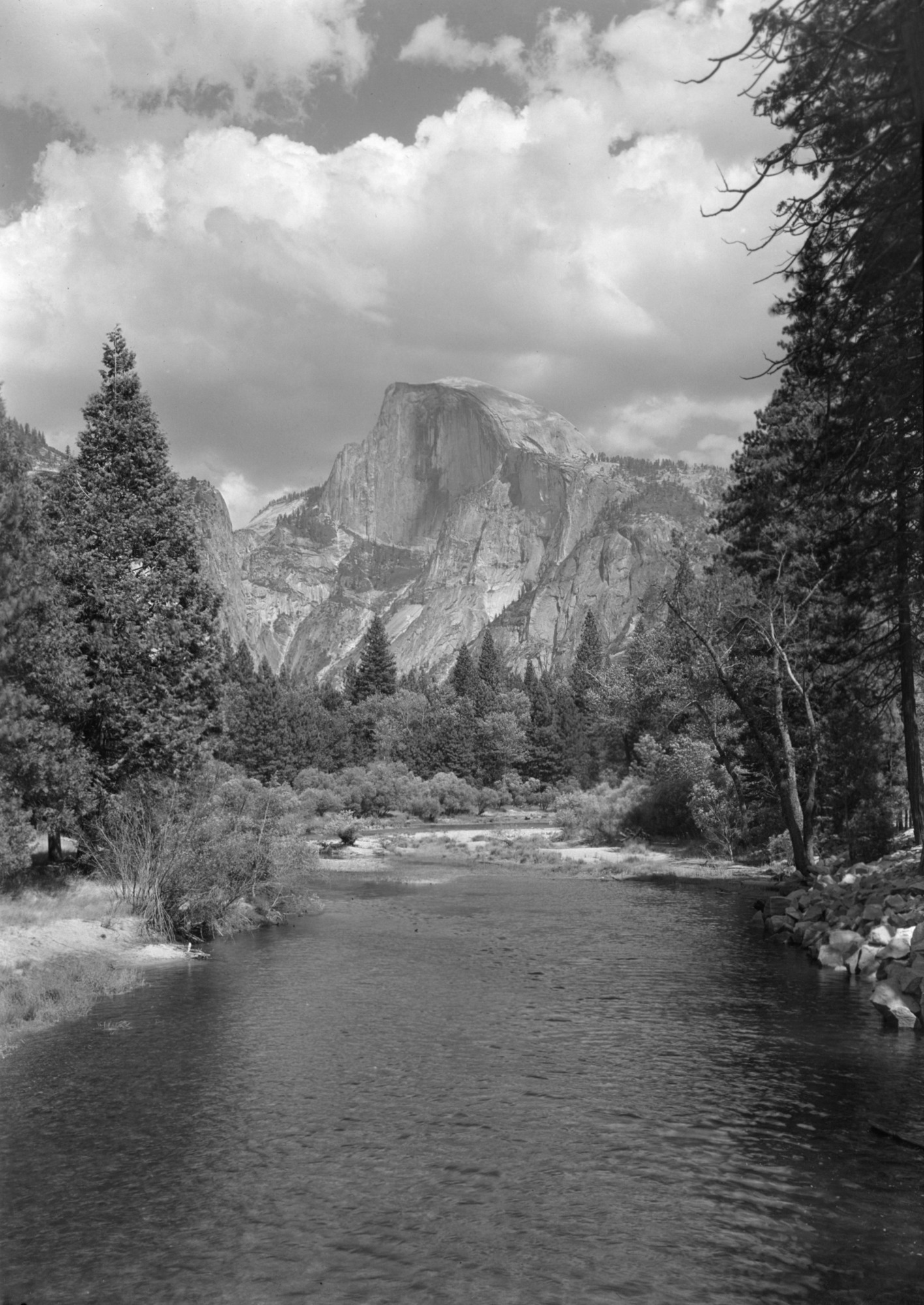 Half Dome & Merced River.