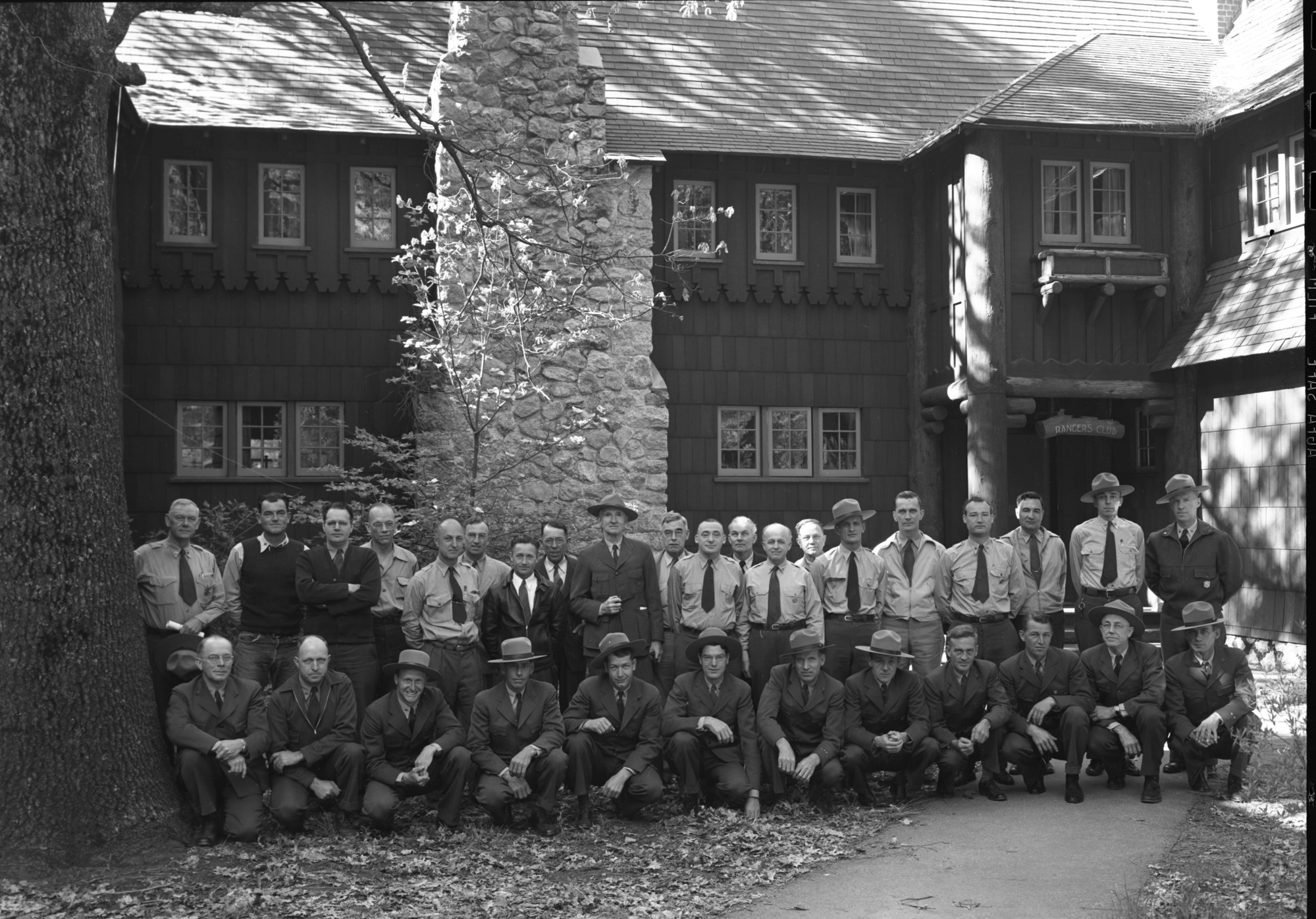 Fire Club in front of Ranger's Club