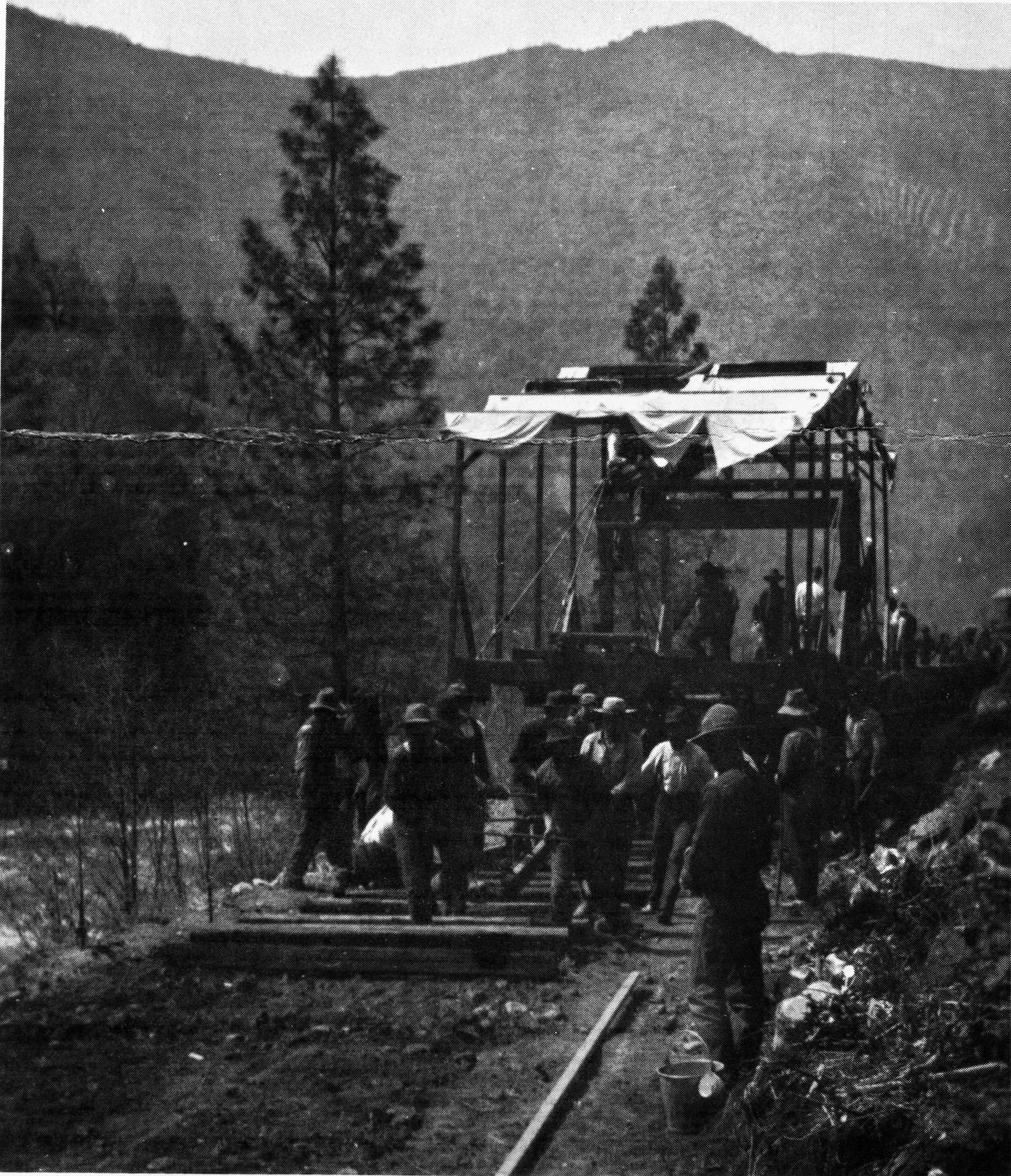 Construction for track for YVRR