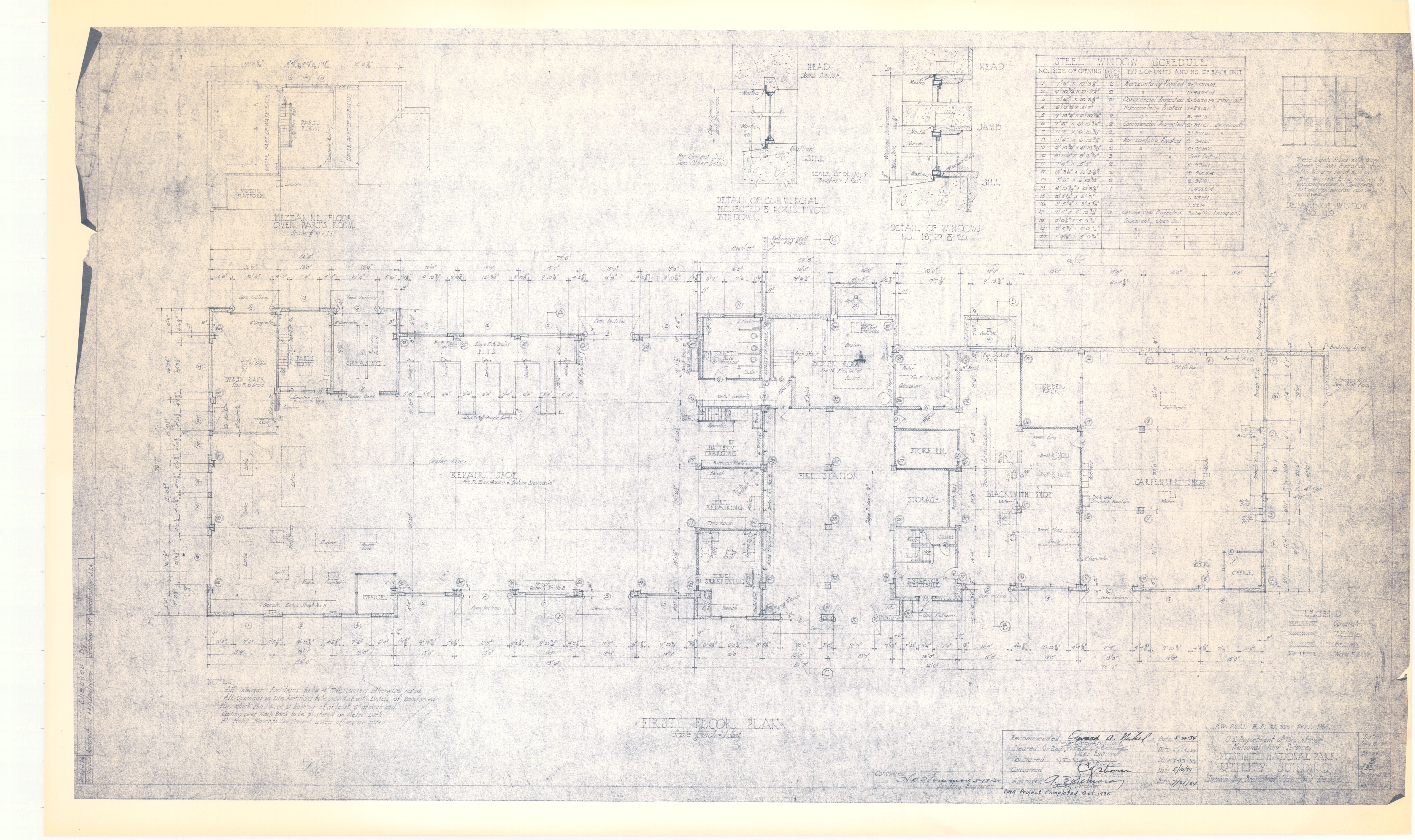 Yosemite National Park Utility Building