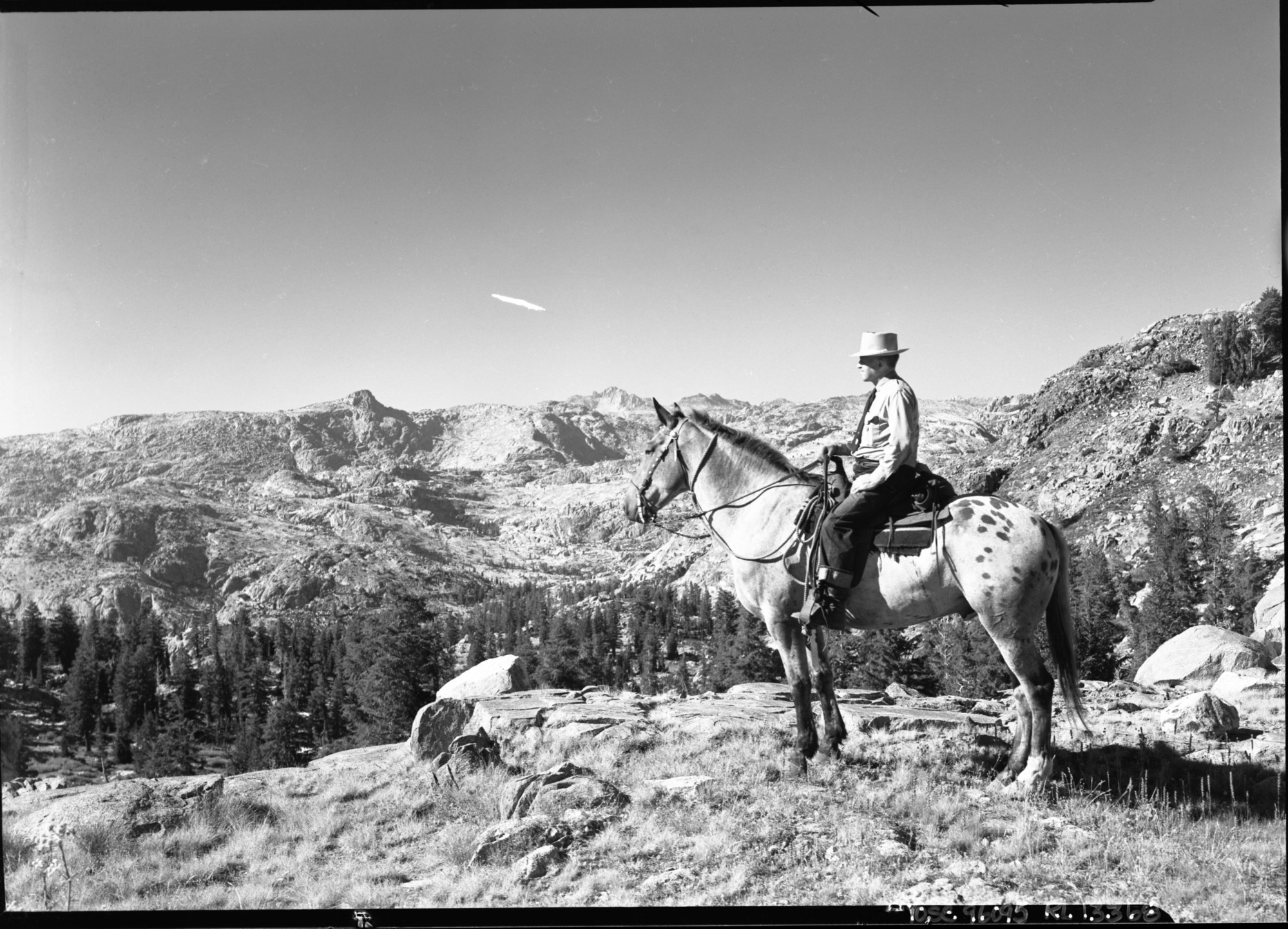 Supt. Kittredge about Rodgers Lake overlooking Smedburg Lake & area.