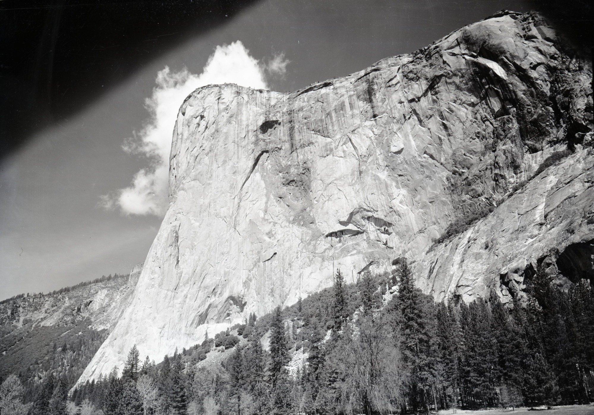 Wide angle with sky obscured.