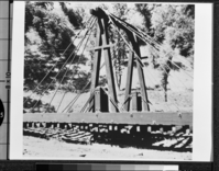 Copy Neg: 1985, Michael Dixon. Y.V.R.R. turntable. Photo thought to have been borrowed from Gordon Chapell Western Region, Historian) for El Portal reconstruction.