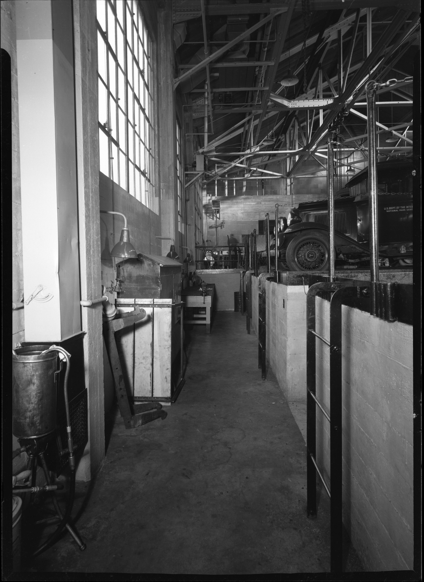 Interior Machine Shop.