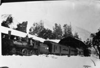 Yosemite Valley railroad - El Portal 1921. Melvin Wms. [Dorthea Nickerson later married Melvin Williams, engineer on YVRR