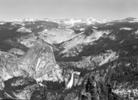 Telephoto east from Glacier Point