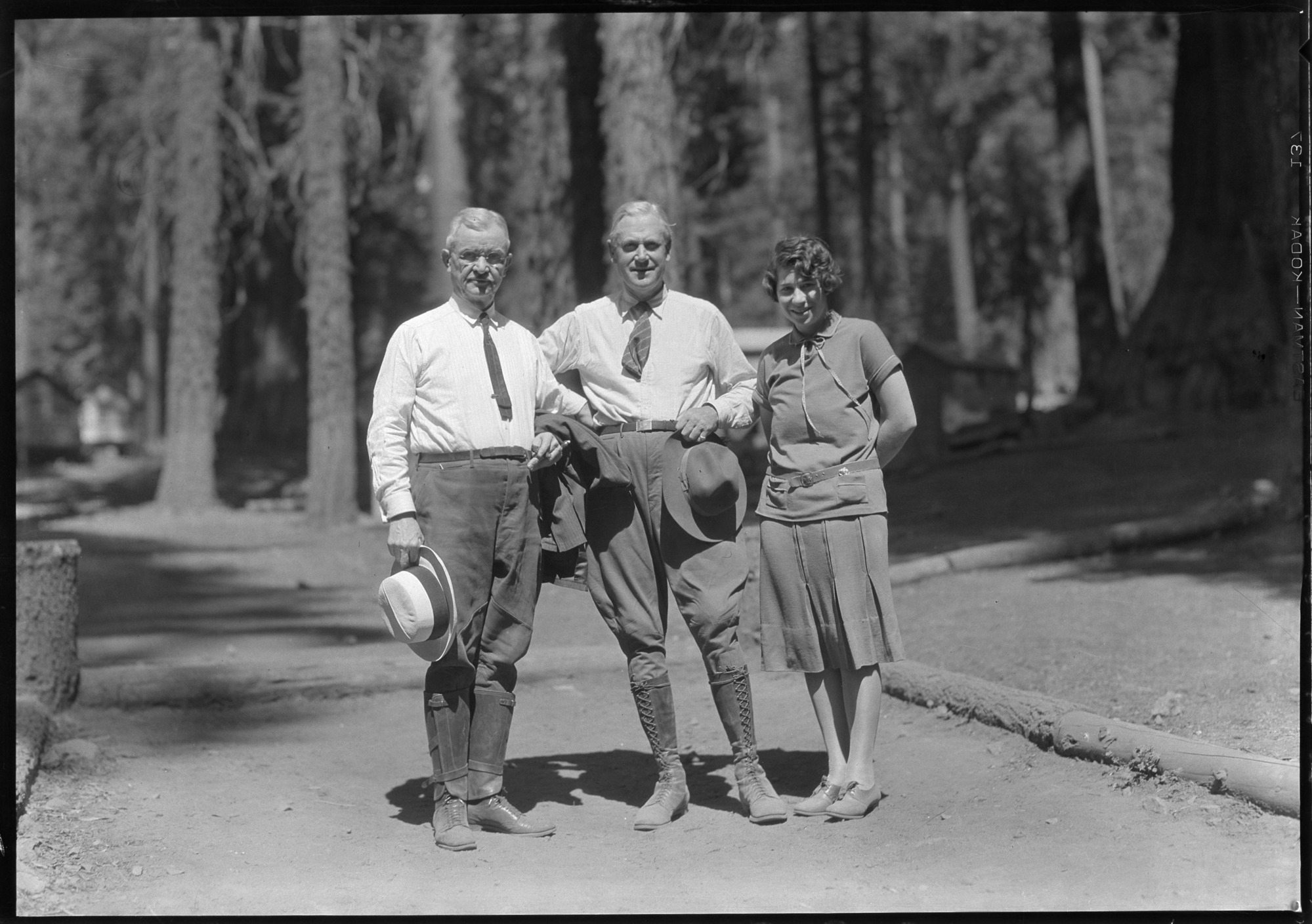 Congressman Henry Temple, Director Stephen Mather & Gabrielle Sovulewski