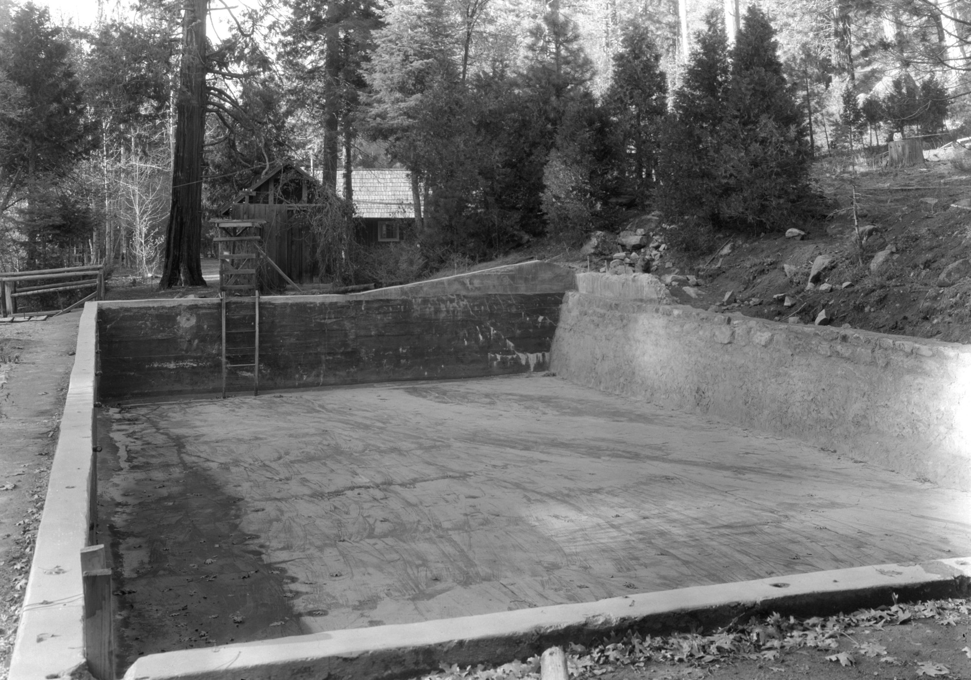 Swimming pool at Carl Inn (before the flood)