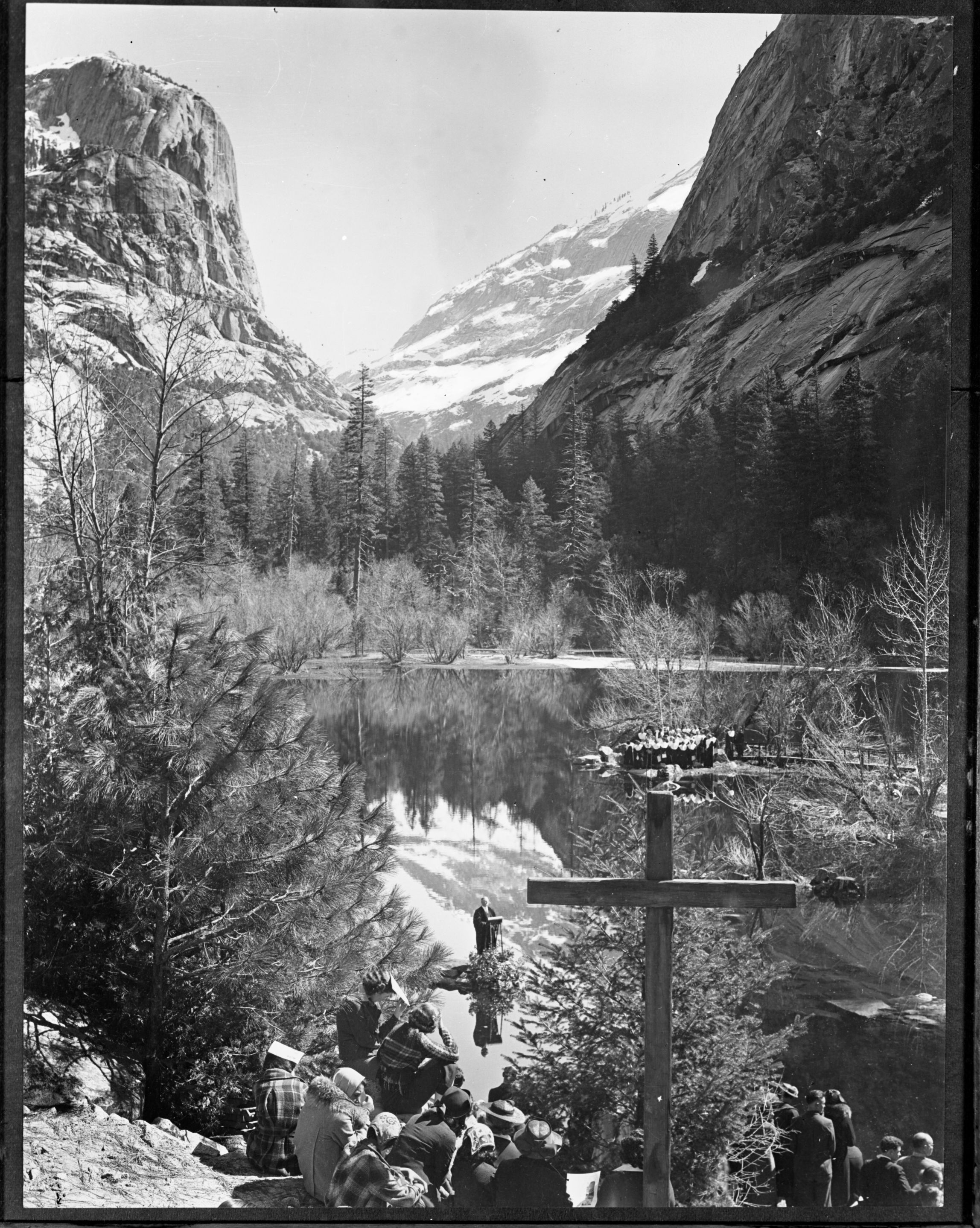 Easter Sunrise Service at Mirror Lake.