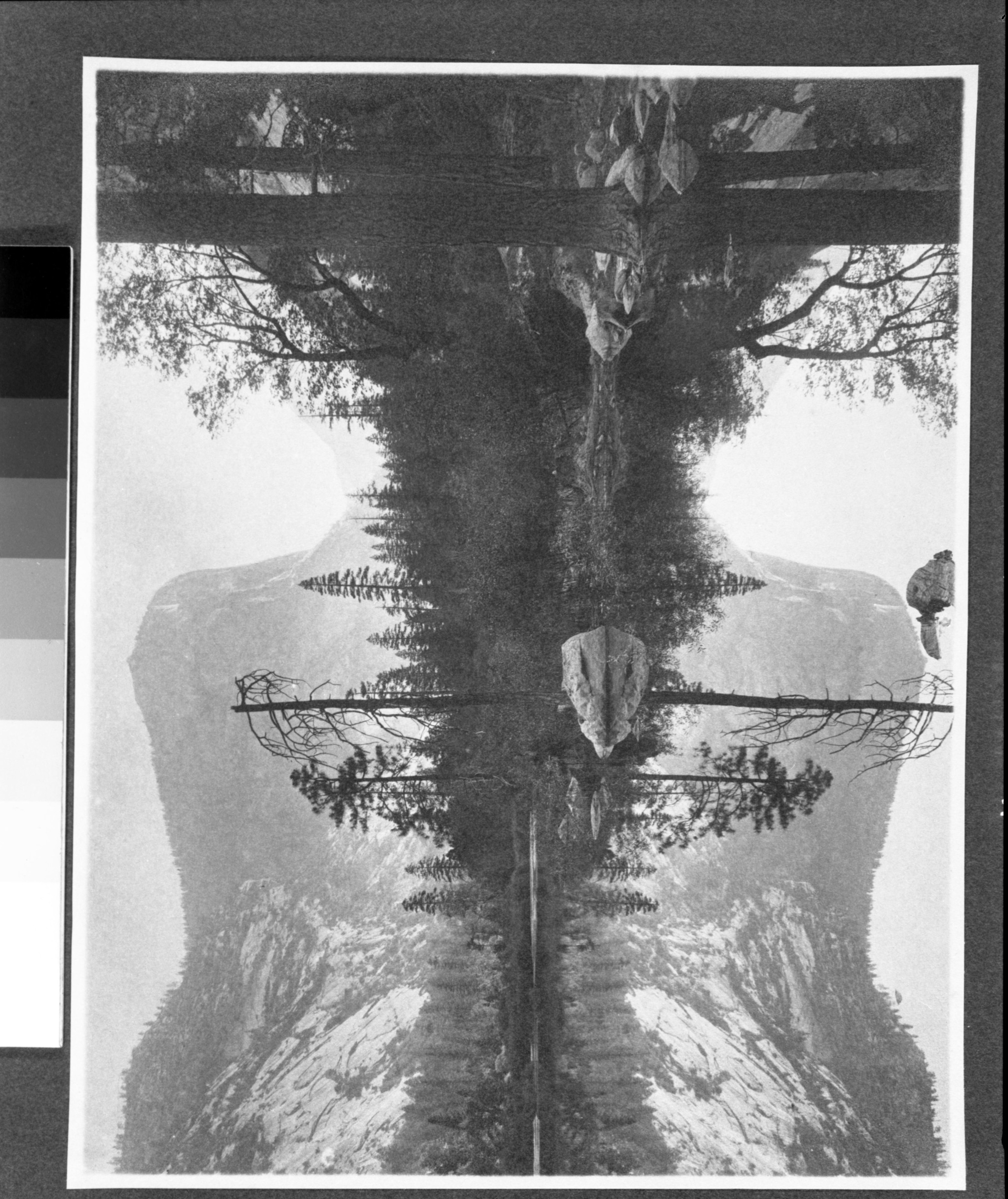 Copied from the photo album of Robert Lindsey, who worked on the Yosemite Valley survey, as a civil engineer. 1903-1905. Copied October 1983, by Michael Dixon.