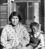 Mamie and Freddie Brown, Mono Lake Paiute.