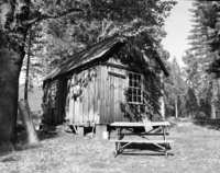 Foresta. Myers line cabin. All. [Rutheford Cabin now on Bill Cline property].