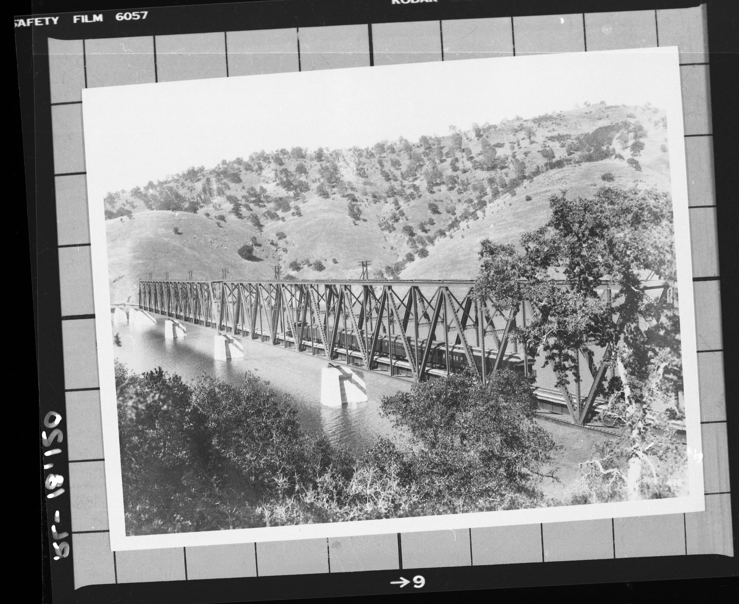 Copy Neg: 1983, J. Ernest. Barrett bridge over Merced River. From negative file of Al Rose.