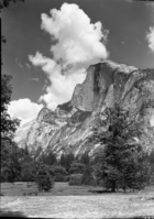 Half Dome & clouds.