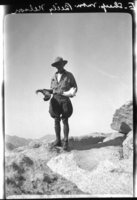Moutain Sheep horn found by Ranger Billy Nelson on White Mountain.