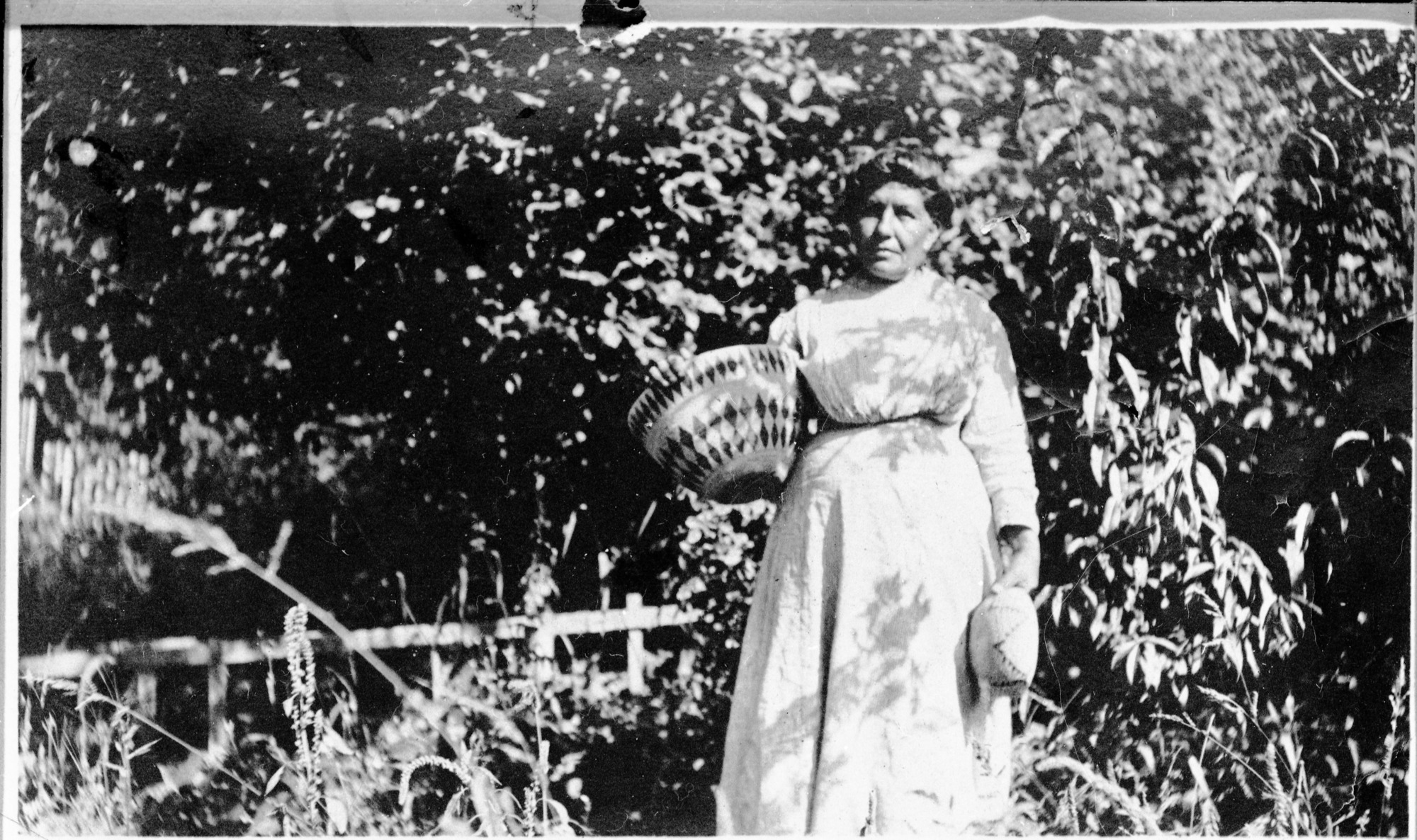 Evalena Shorts with baskets (Central Miwok) Tuolumne, CA.