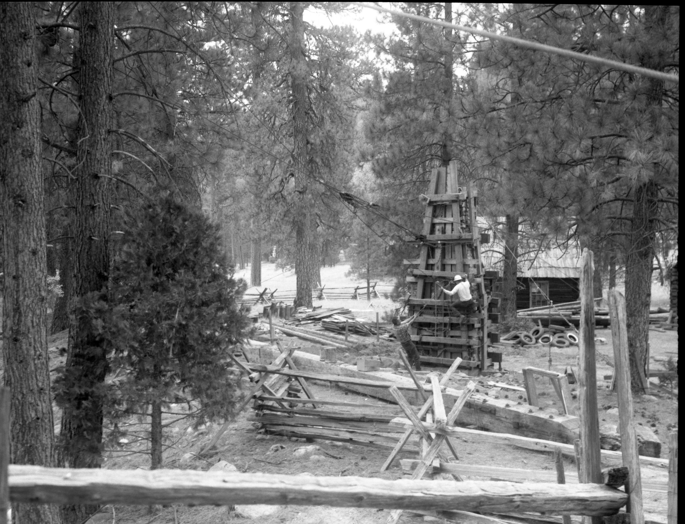 Details of moving of Jorgensen Cabin