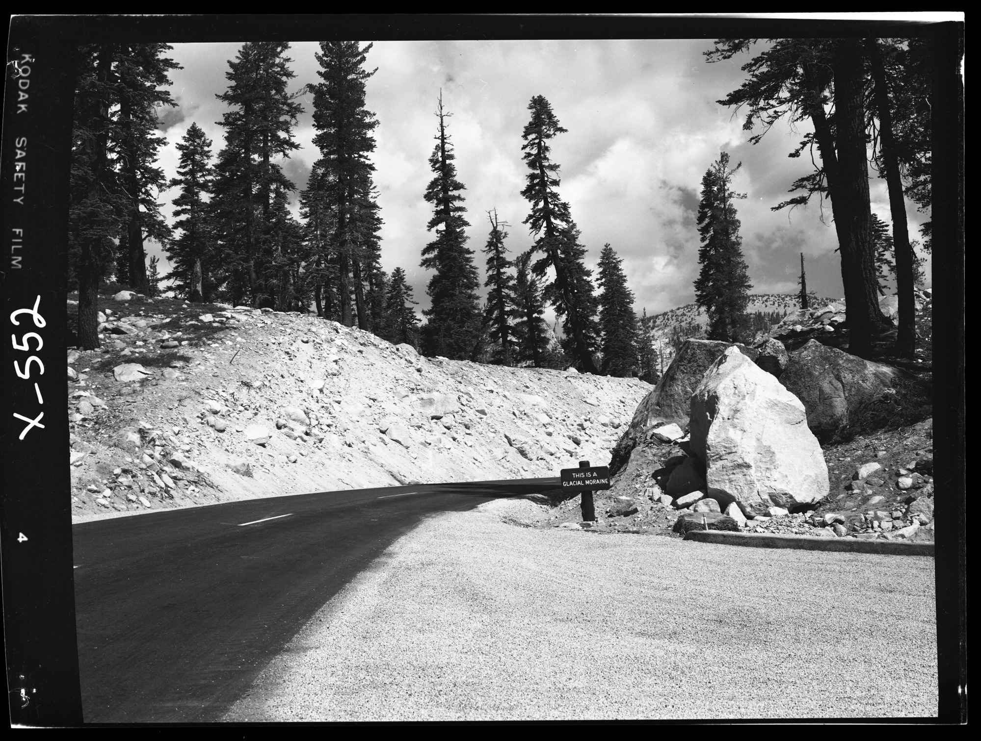 Interpretative signs along Tioga Road