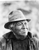Capt. Paul, early Yos. Native American; Photo by Geo. Fiske, date unknown. Note on neg. "Paul", one of Chief Tenaya's band