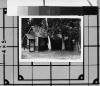 House on the Ahwahnee Meadow. H-111. See also: Y.N.P. Co. binders - 1923. Donated by Audrey Harris.