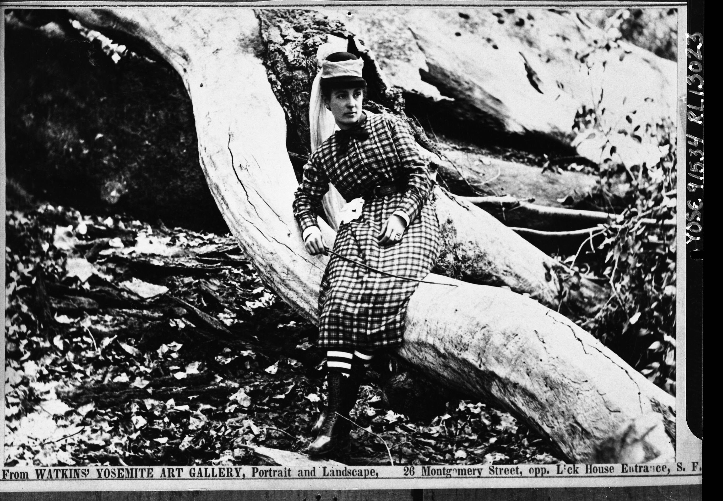Miss Sally Dutcher First woman to hike to the top of Half Dome. Negative #: RL-13,023  [YM-12,867]