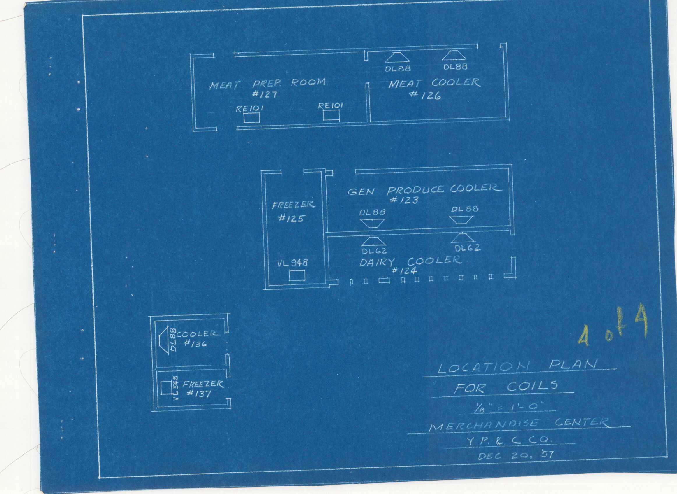 Location Plan for Coils Merchandise Center