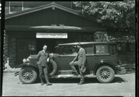 L to R: Mr. Albright, Huffman, & Don Tressider.