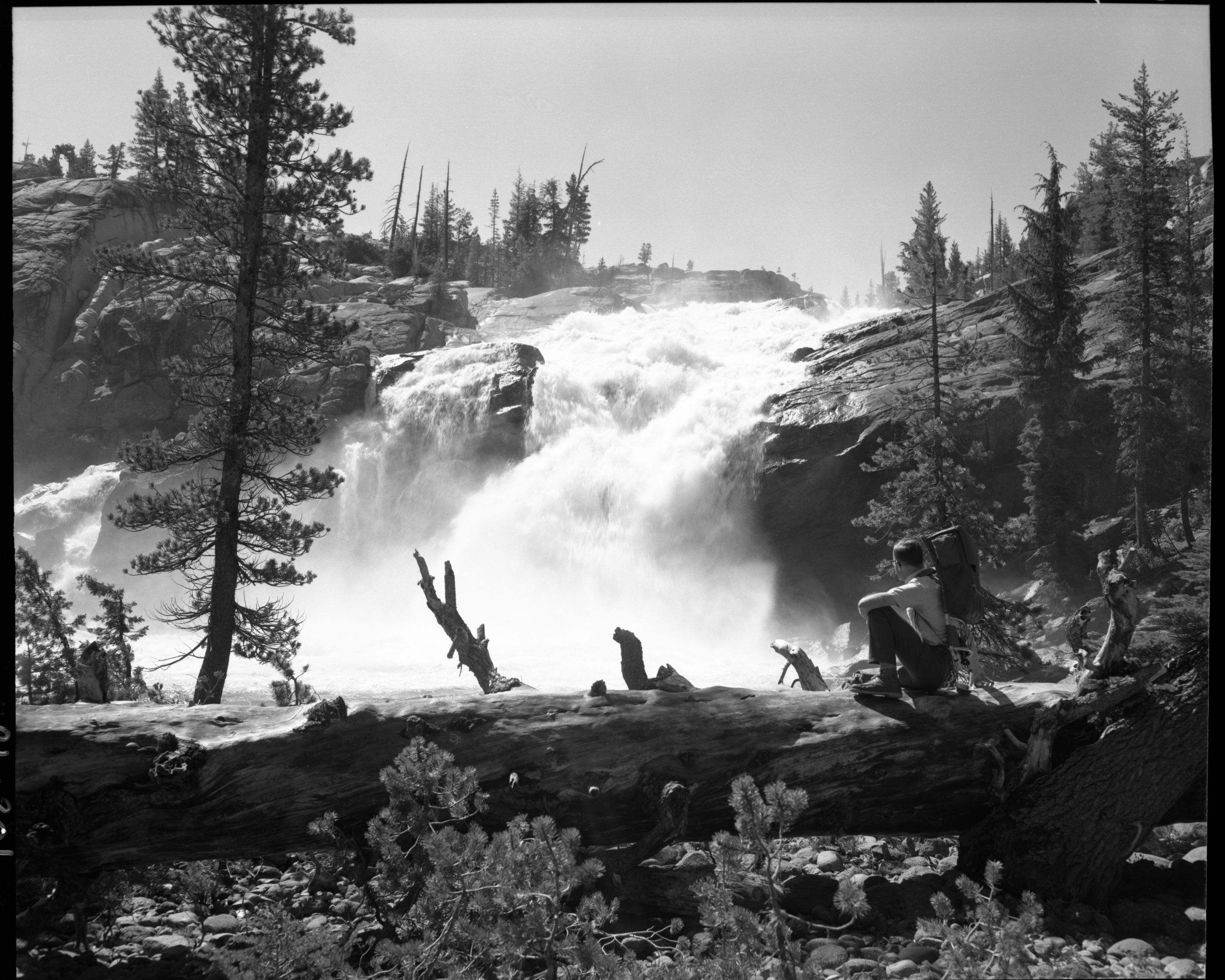 White Cascade. Near Glen Aulin H. S. C.