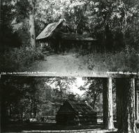 Hutching's Cabin, Yosemite Valley; copied from Fiske original. [#590 George Fiske].