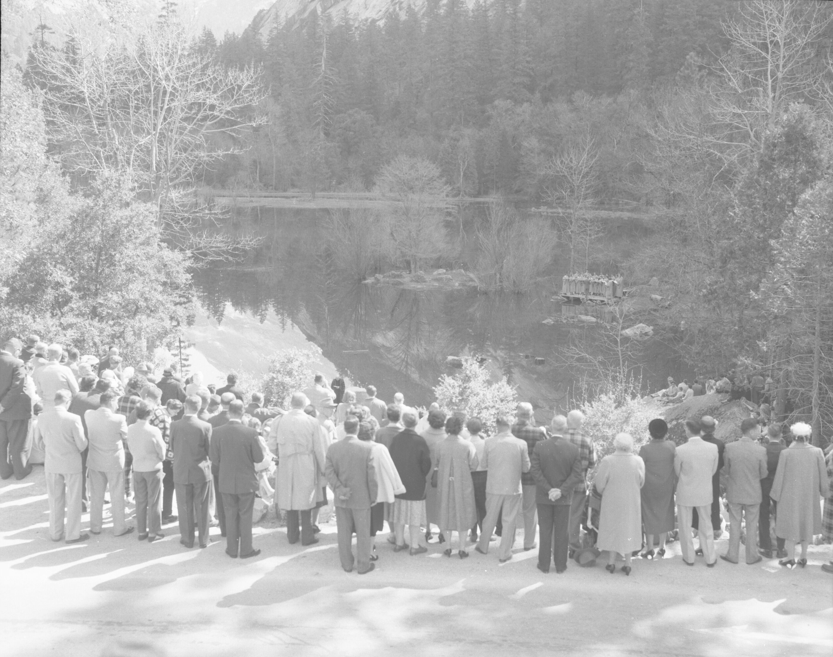 Easter sunrise service at Mirror Lake