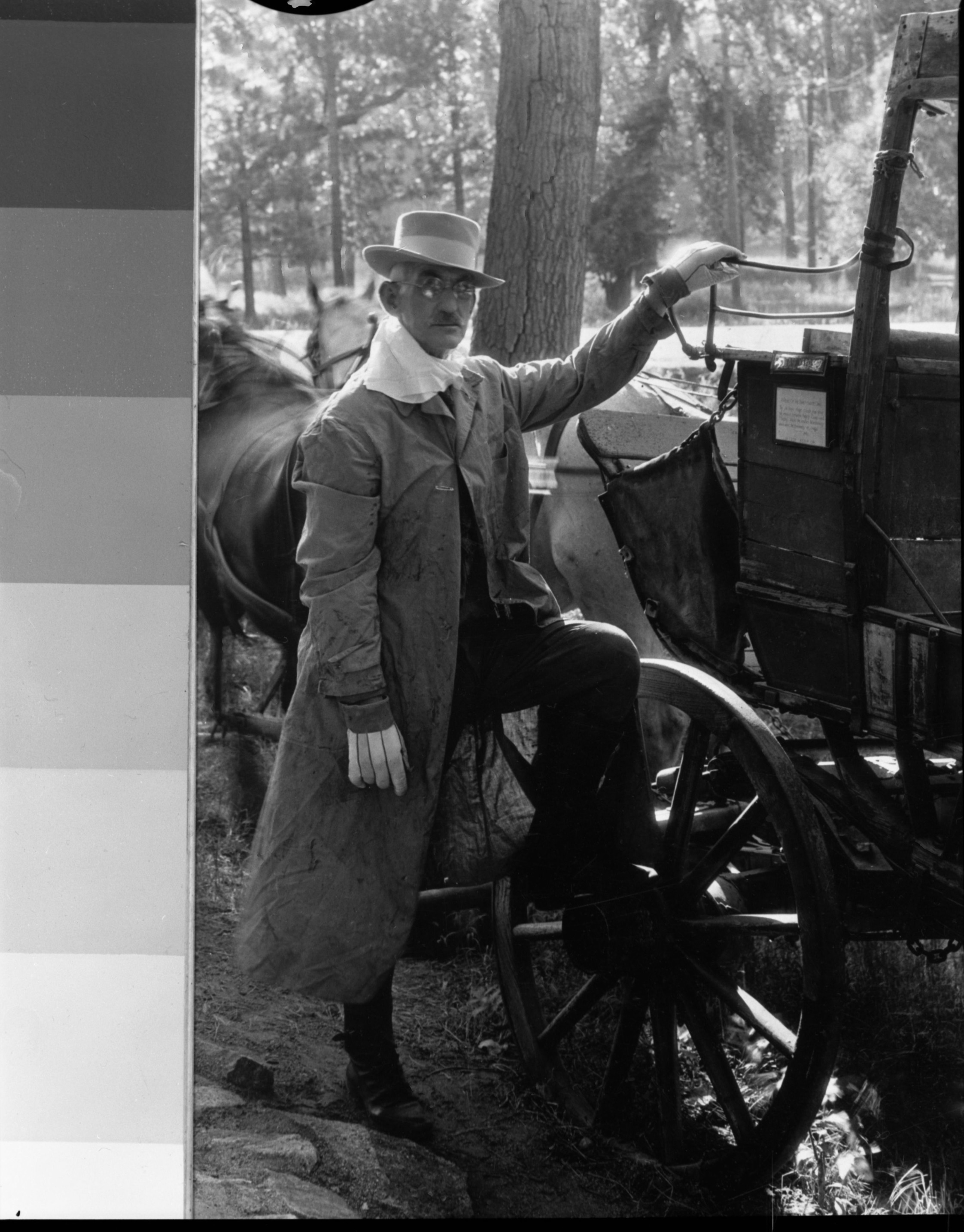 Copy Neg.: Michael Dixon, 1981. Stage Driver Henry Hedges.