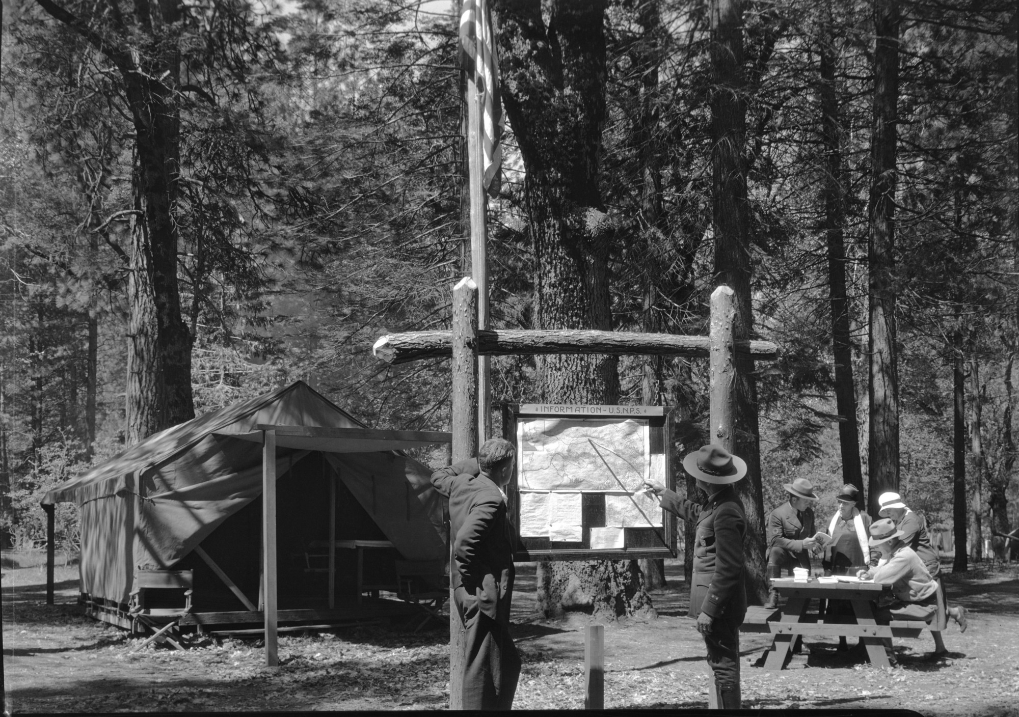 Written on original envelope: "Public Camp Ground. Ranger Billy Nelson