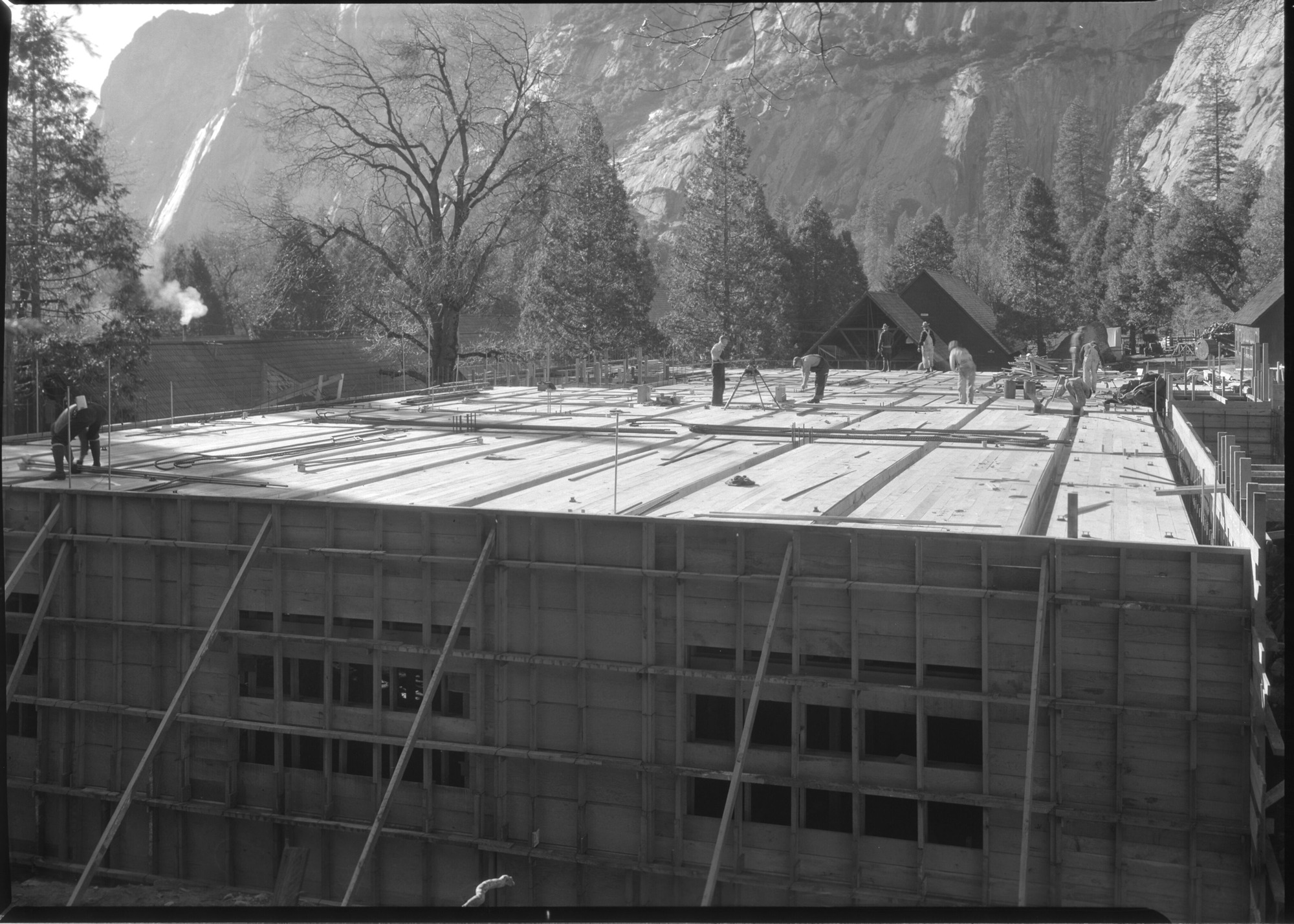 Utility Building under construction. RHA (PWA).