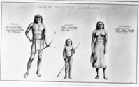 Native American clothing. Copied from a watercolor by Palik.