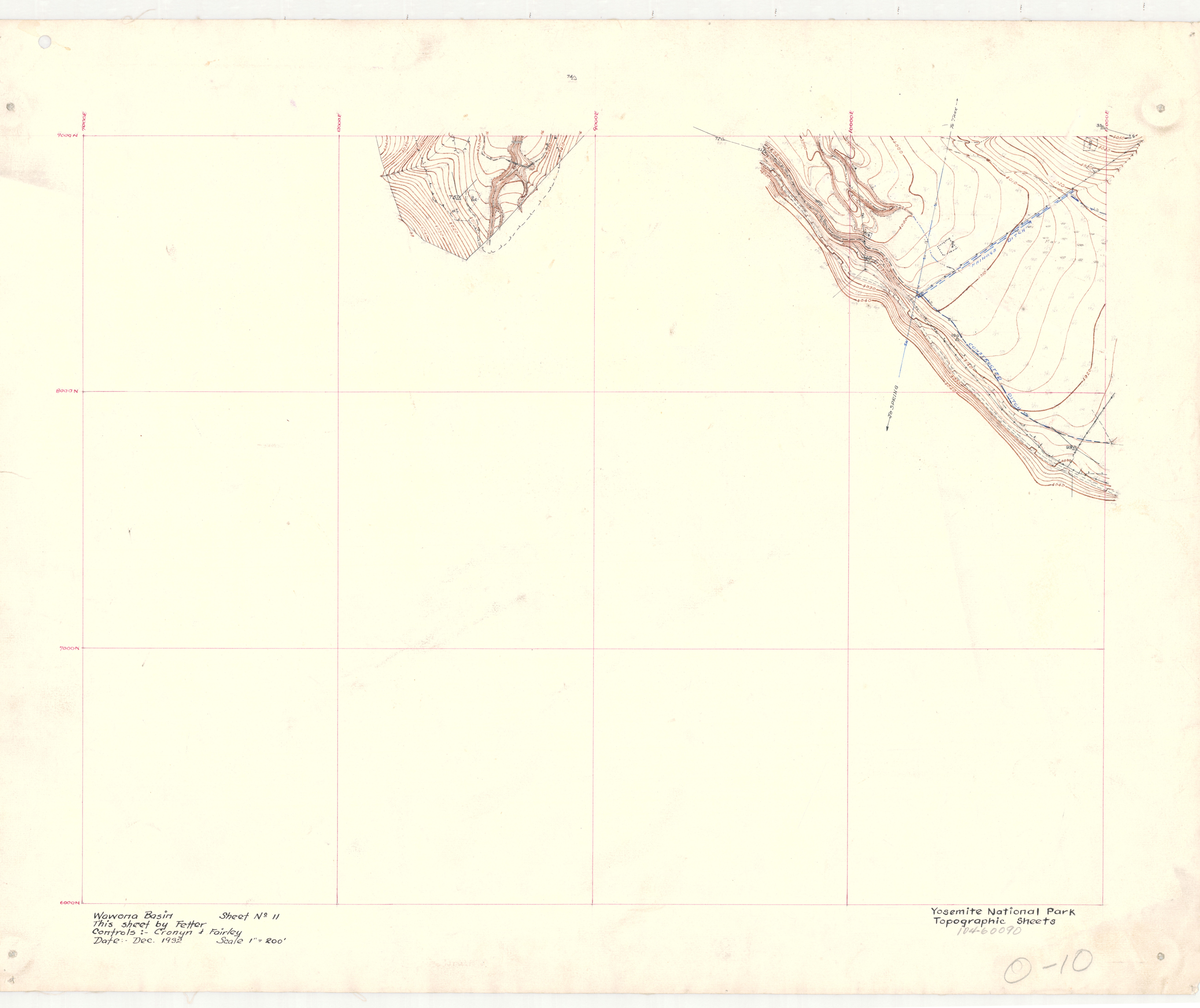 Wawona Basin Sheet #11