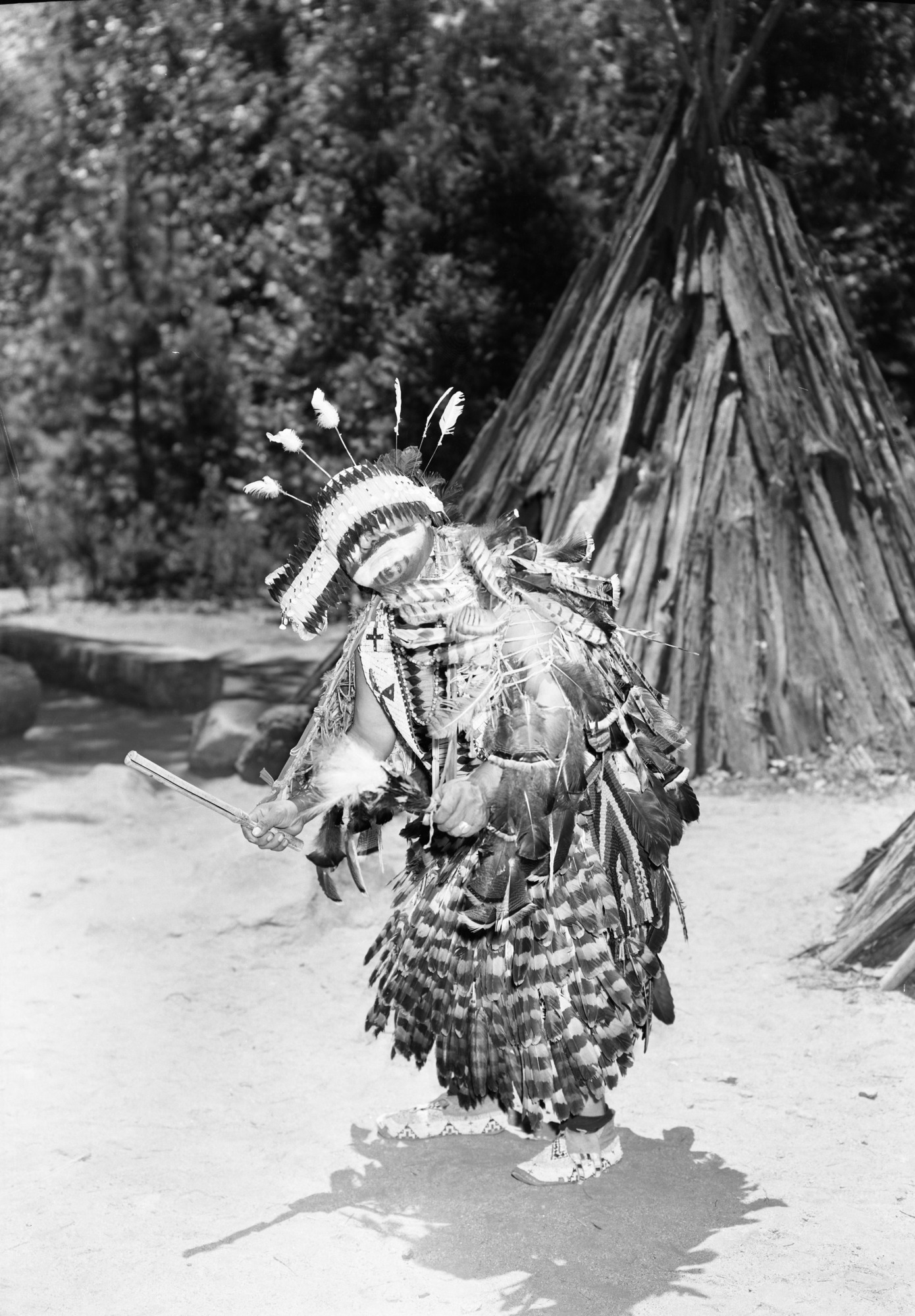 Chief Le-Me in ceremonial dress.