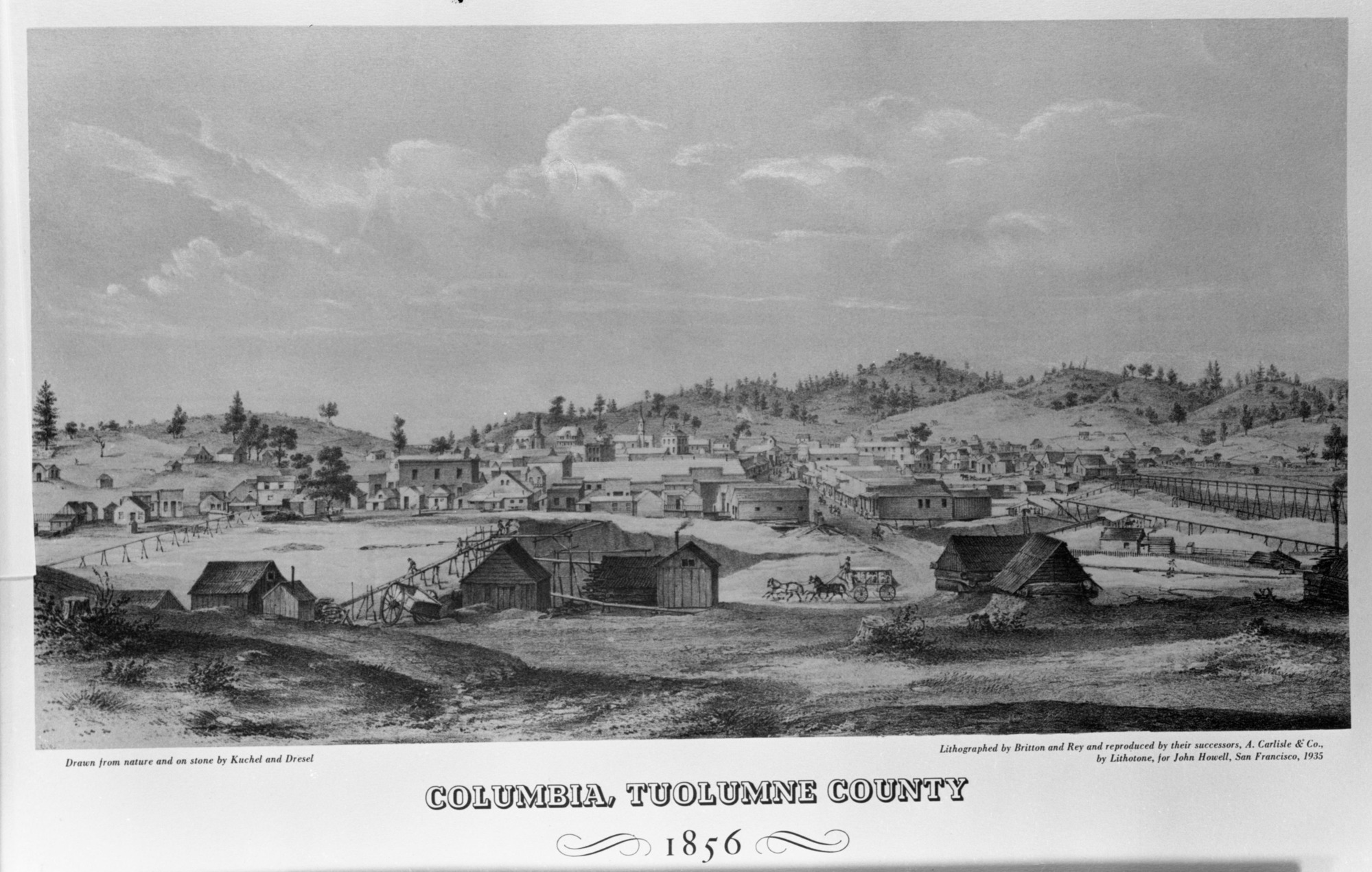 Columbia from early day print.