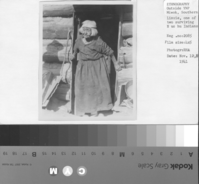 Lizzie, one of two surviving Nuchu Native Americans.