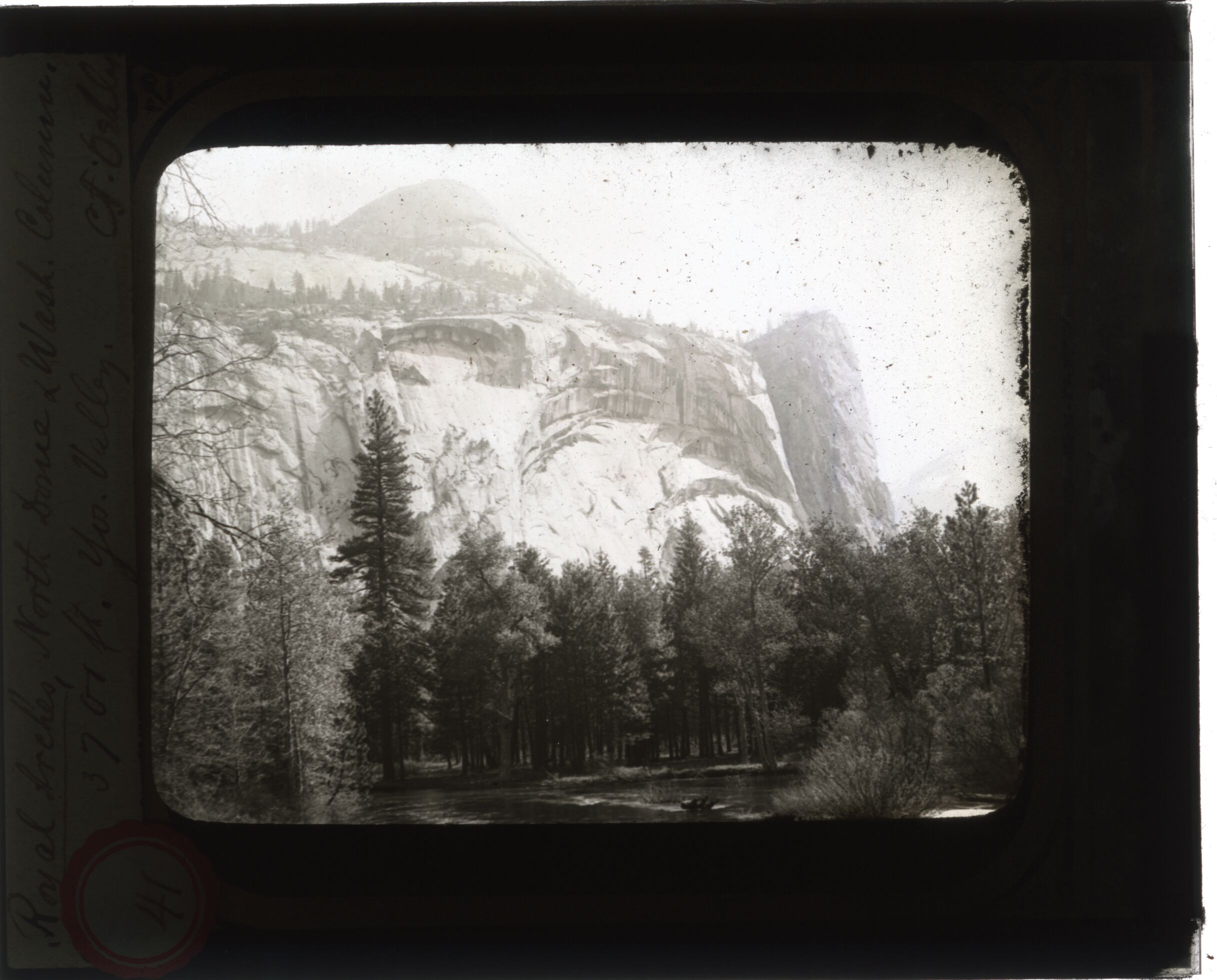 Royal Arches, North Dome, and Wash. Column 3700 ft. Yos. Valley
