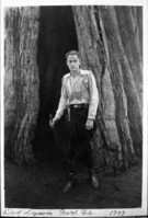 Herbert Earl Wison in Sequoia Nat. Park. Copied by Michael Dixon, July 1981.