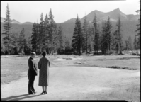 Mr. & Mrs. Ernest Harvey Van Fossan at Tuolumne Meadows.