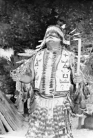Chris Brown, "Chief Lemee," in ceremonial dress.