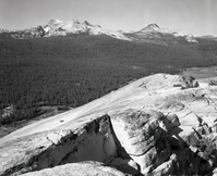 Cathedral Range from Lembert Dome.
