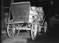Mahta 11-passenger stagecoach. Manufactured by Schofield & Alvord, Merced.