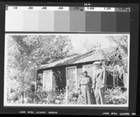 James H. Schwabacher and unidentified Indian woman, probably near Mono Lake, CA. Original from the Marie Louise Schwabacher Rosenberg Collection.