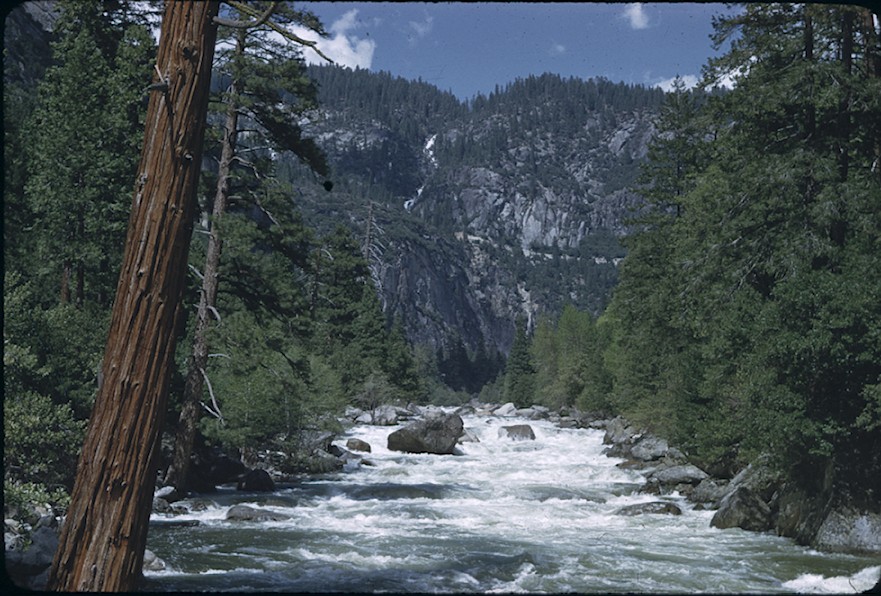 Merced River Canyon below Cascade Falls